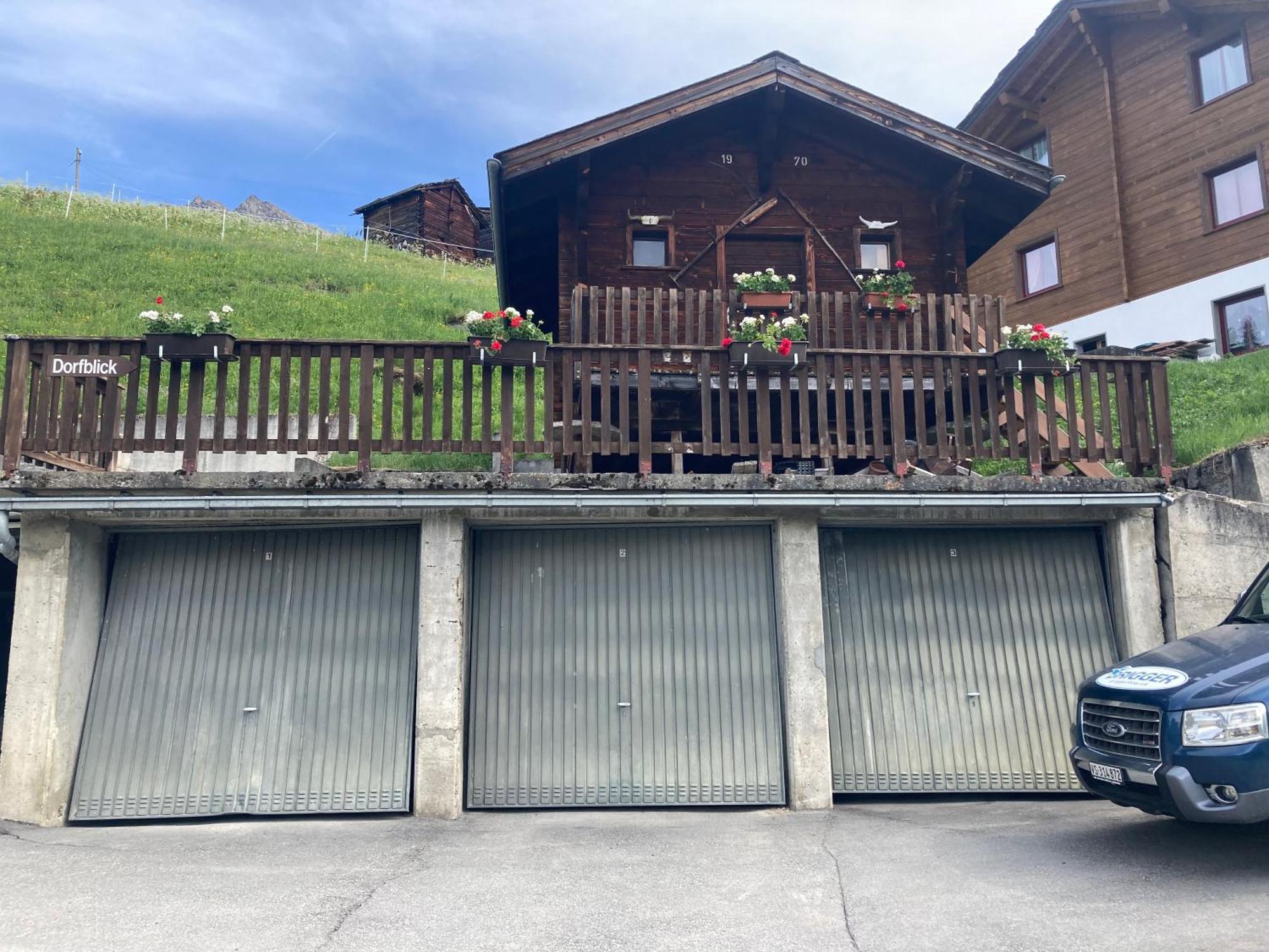 Apartamento Haus Dorfblick Grächen Exterior foto